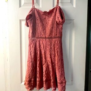 Francesca’s dress size small. Worn once then cleaned. Adjustable straps.